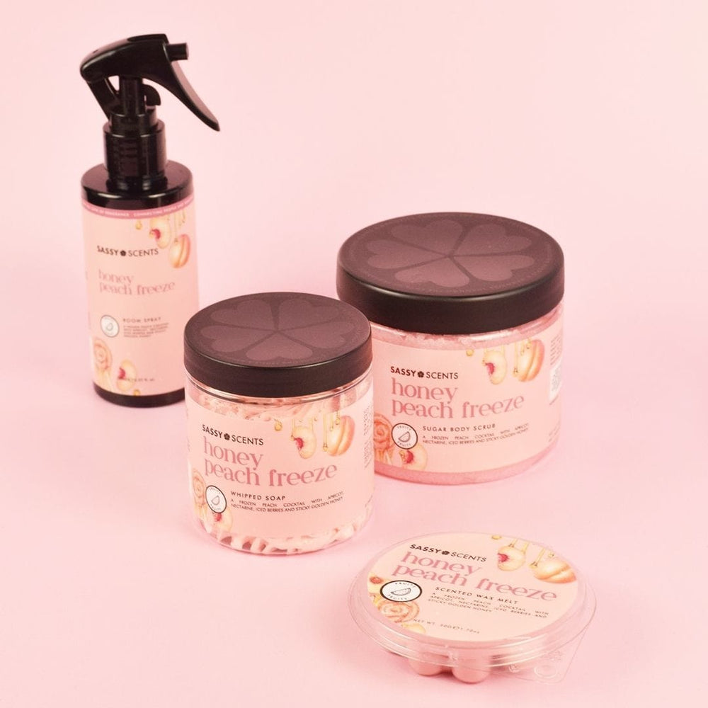 Honey Peach Freeze Sugar Body Scrub - Sassy Shop Wax