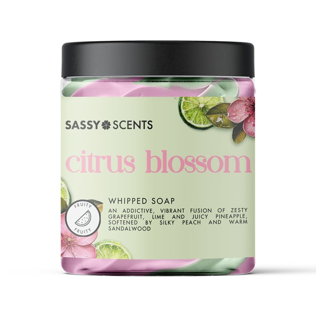 Citrus Blossom Whipped Soap - Sassy Shop Wax