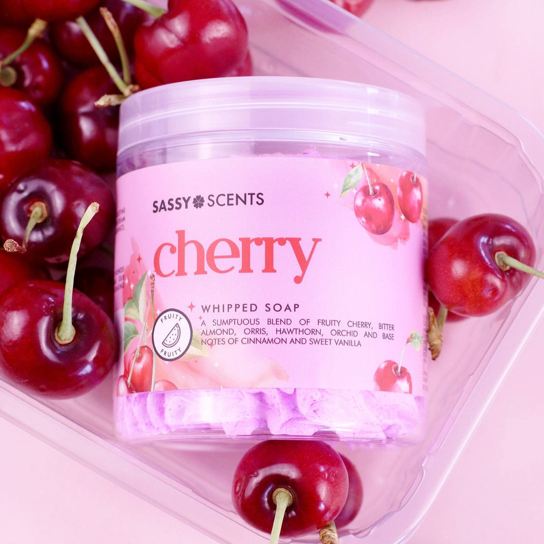 Cherry Whipped Soap - Sassy Shop Wax