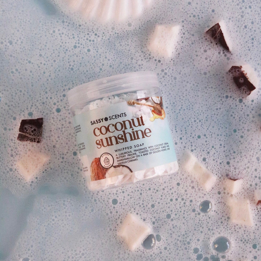 Coconut Sunshine Whipped Soap - Sassy Shop Wax