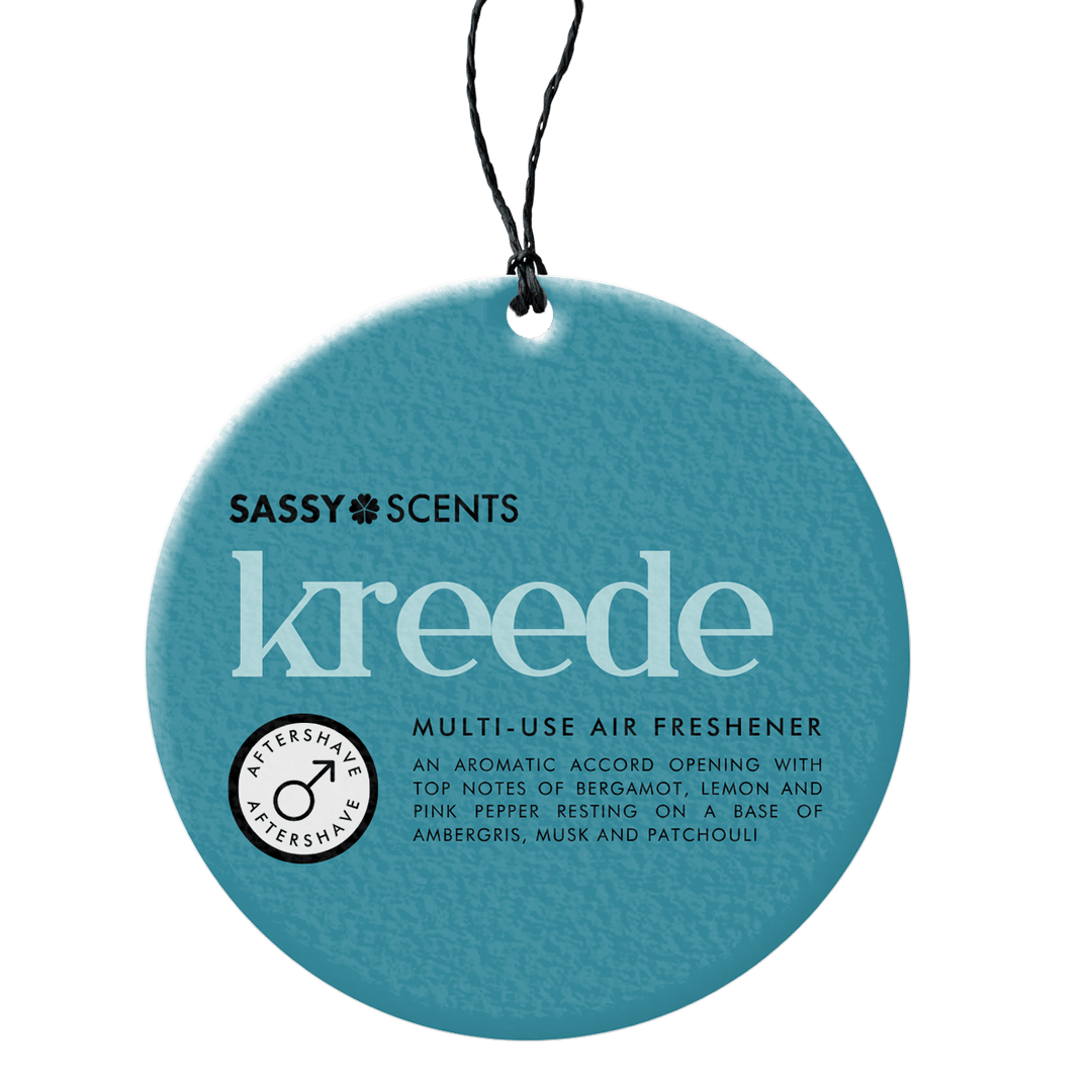 Kreede Hanging Car Freshener - Sassy Shop Wax