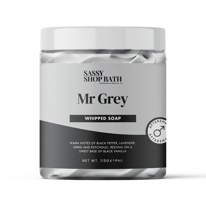 Mr Grey Whipped Soap - Sassy Shop Wax