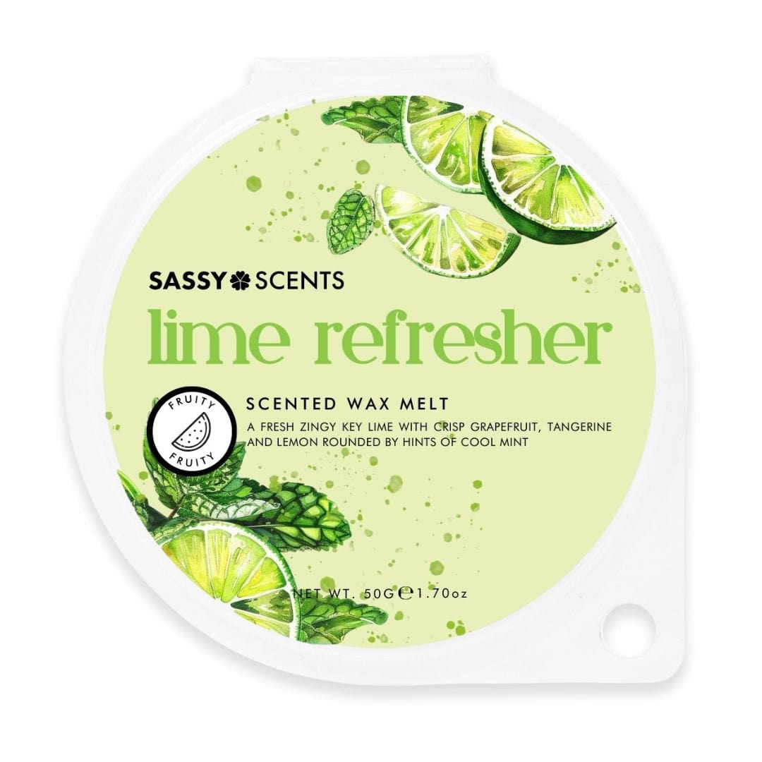 Lime Refresher Wax Melt - Sassy Shop Wax