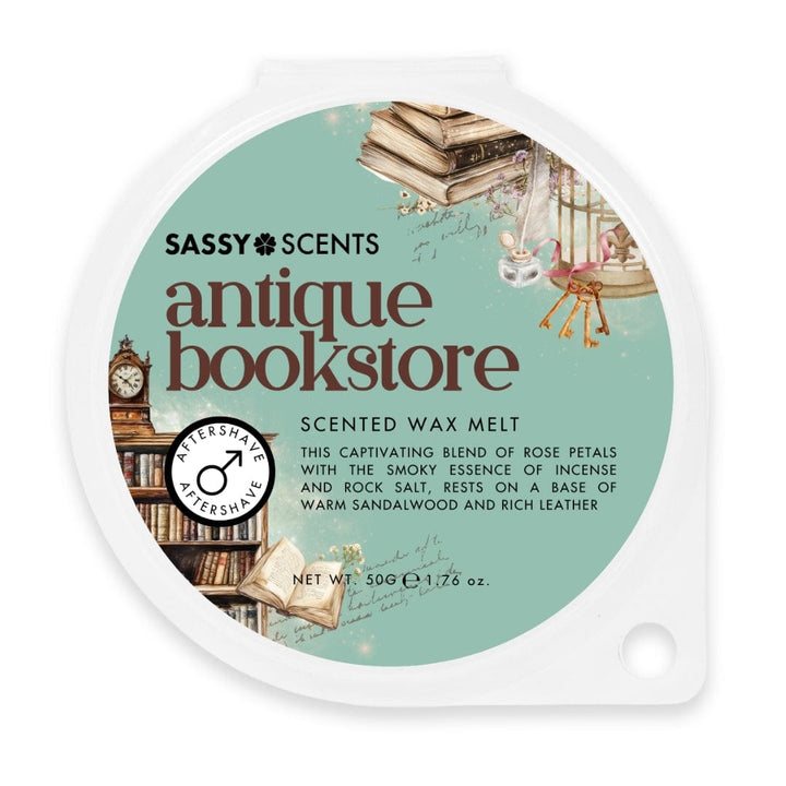 Antique Bookstore Wax Melt - Sassy Shop Wax