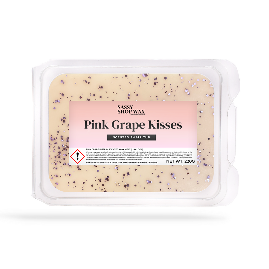 Pink Grape Kisses Small Tub - Sassy Shop Wax