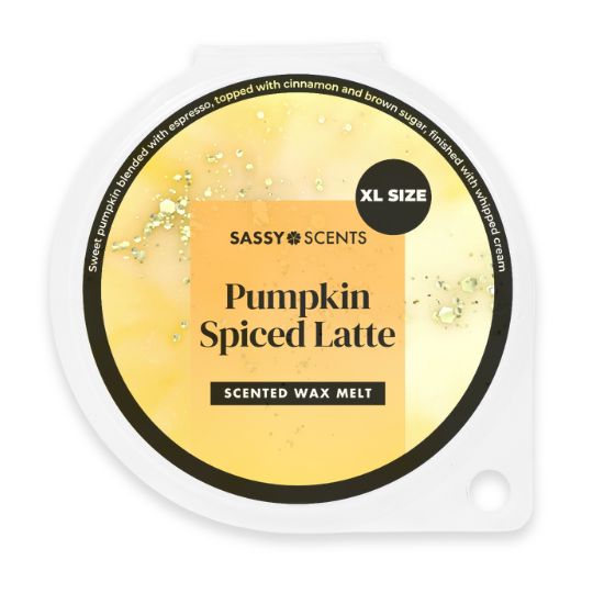 XL Pumpkin Spiced Latte Wax Melt - Sassy Shop Wax