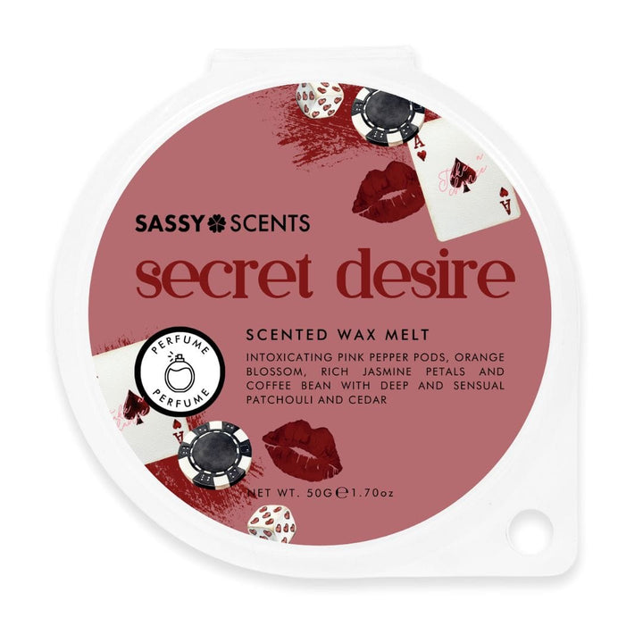 Secret Desire Wax Melt - Sassy Shop Wax