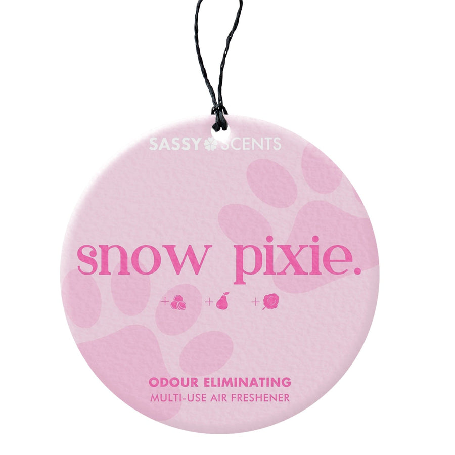 Snow Pixie Odour Eliminating Hanging Car Freshener