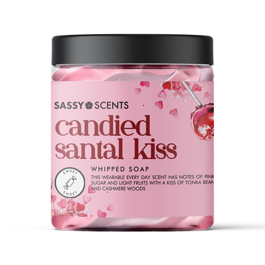 Candied Santal Kiss Whipped Soap - Sassy Scents