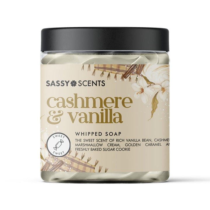 Cashmere & Vanilla Whipped Soap - Sassy Scents