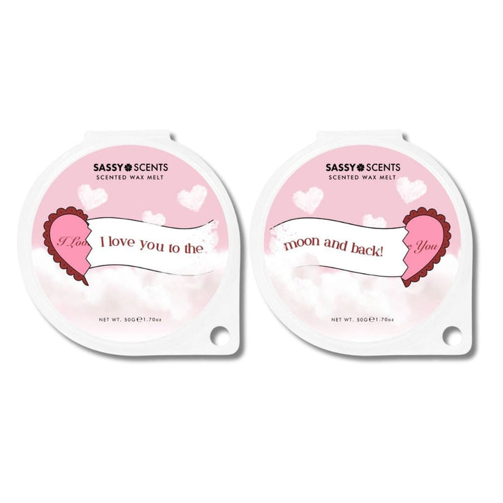 I Love You Two Pack of Wax Melts - Sassy Scents