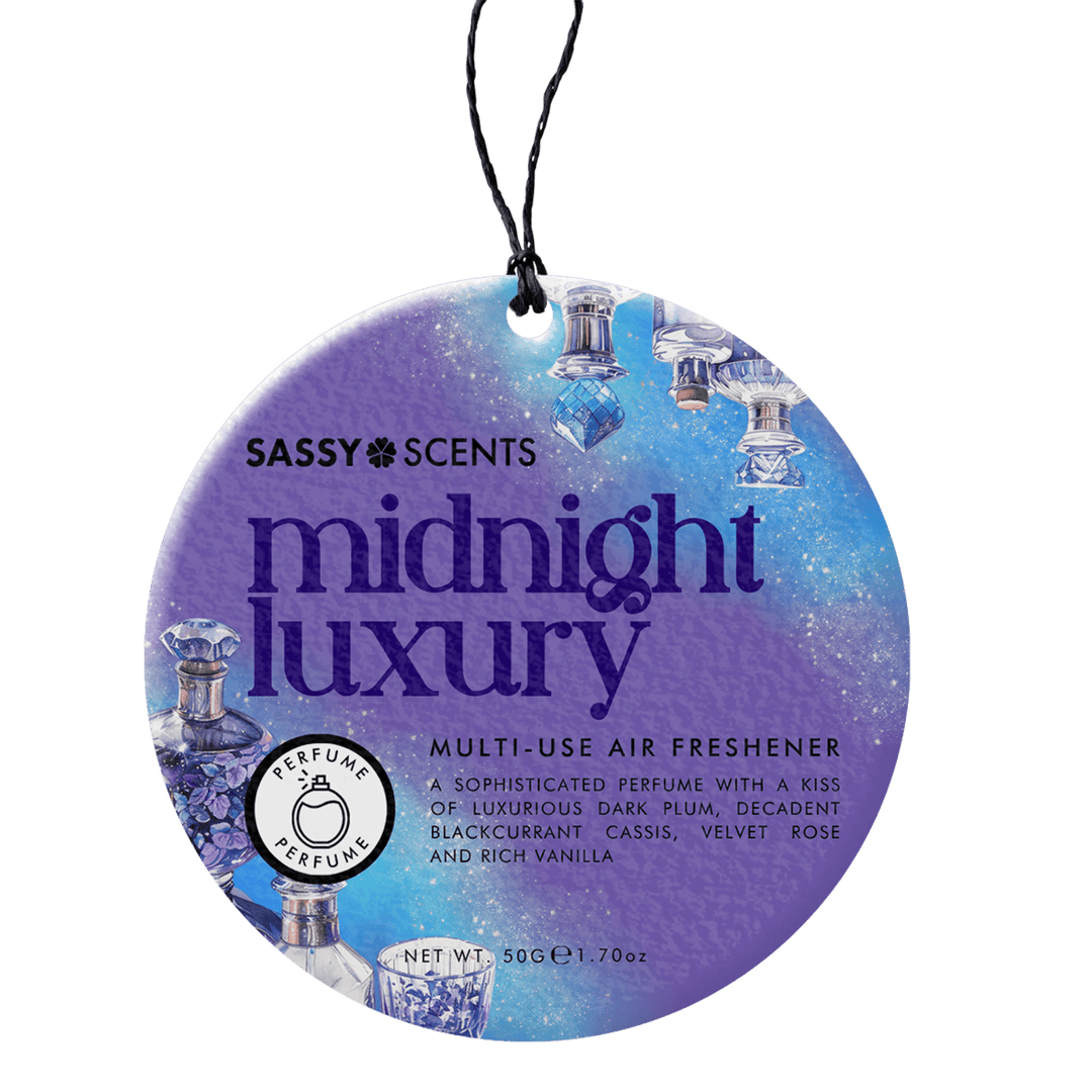 Midnight Luxury Car Freshener - Sassy Shop Wax