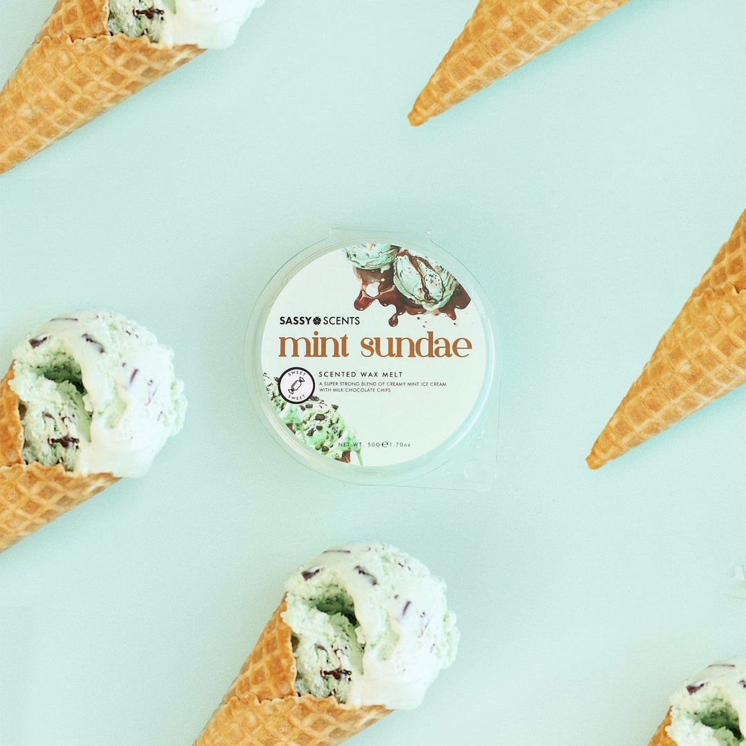 Mint Sundae Wax Melt - Sassy Scents