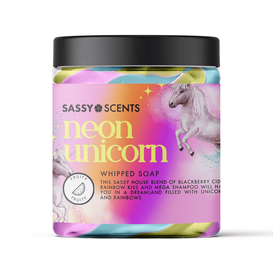 Neon Unicorn Whipped Soap
