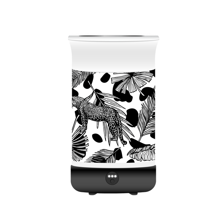 Original Wax Warmer - Electric Wax Burner in Jungle Print and Black Base - Sassy Scents