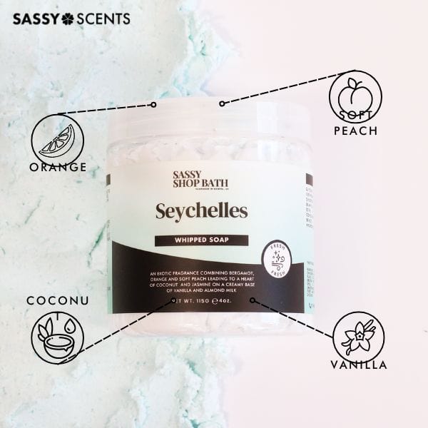 Seychelles Whipped Soap - Sassy Shop Wax
