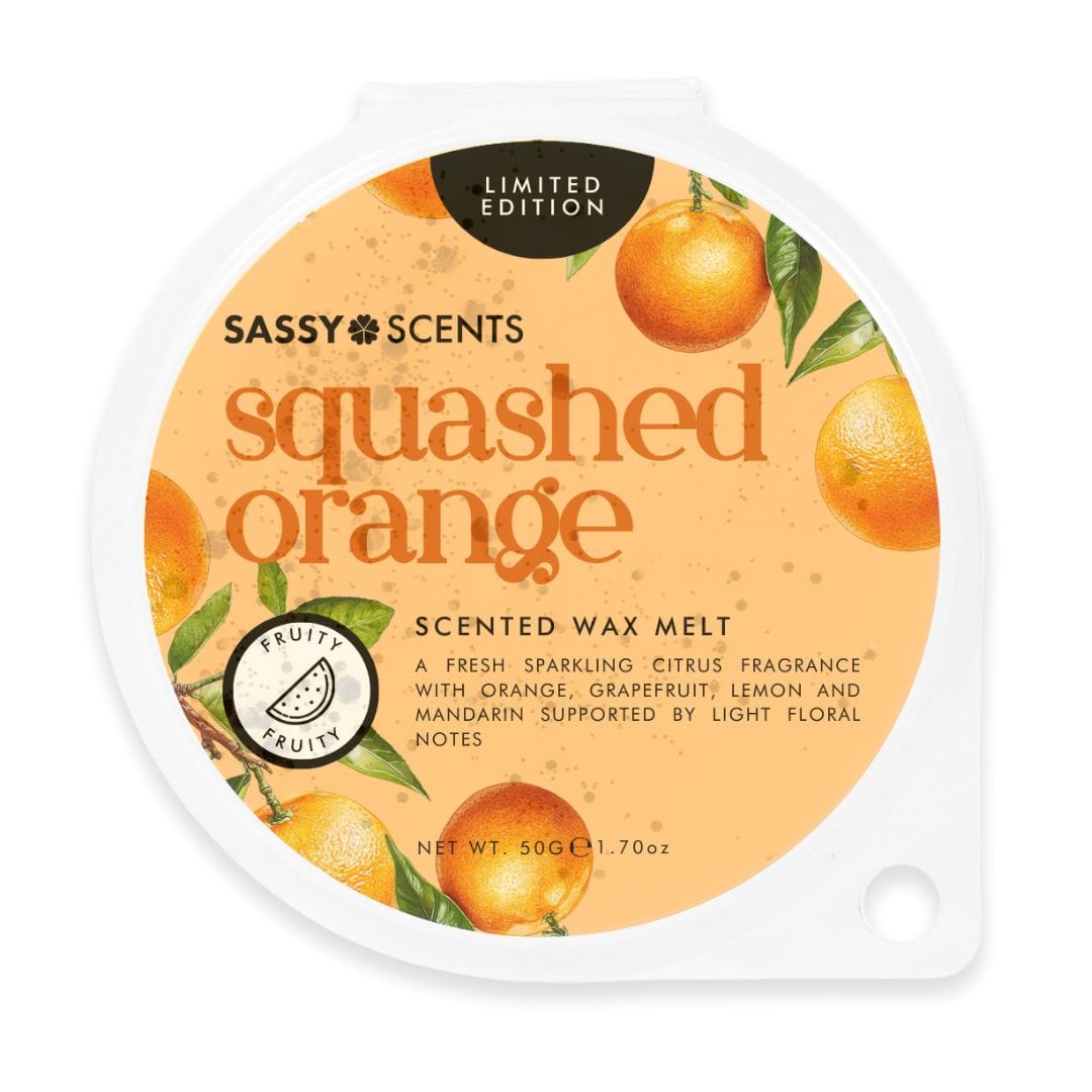 Squashed Orange Wax Melt - Sassy Scents