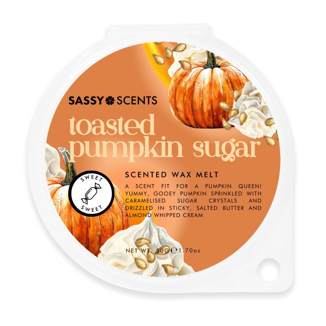 Toasted Pumpkin Sugar Wax Melt - Sassy Scents