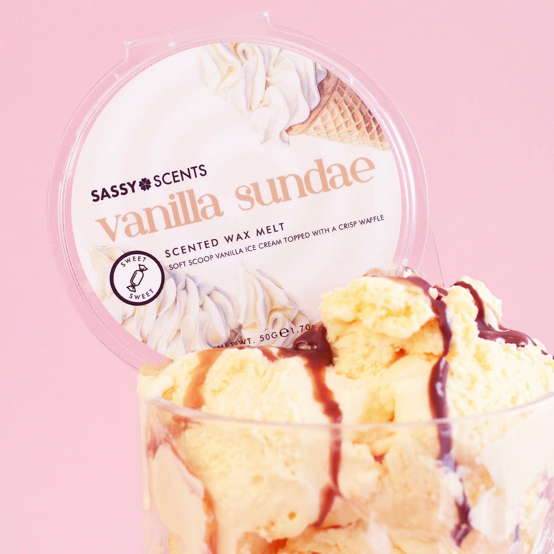 Vanilla Sundae Wax Melt - Sassy Scents