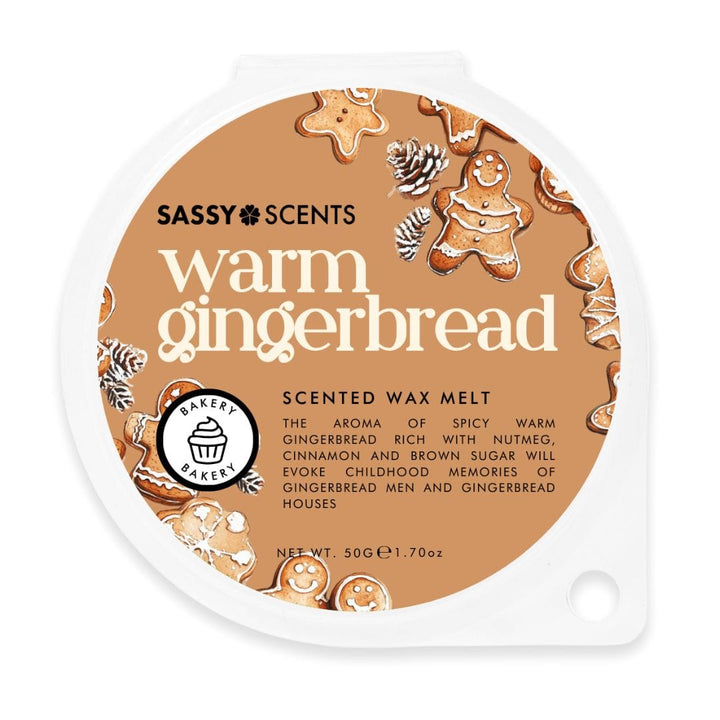 Warm Gingerbread Wax Melt - Sassy Scents
