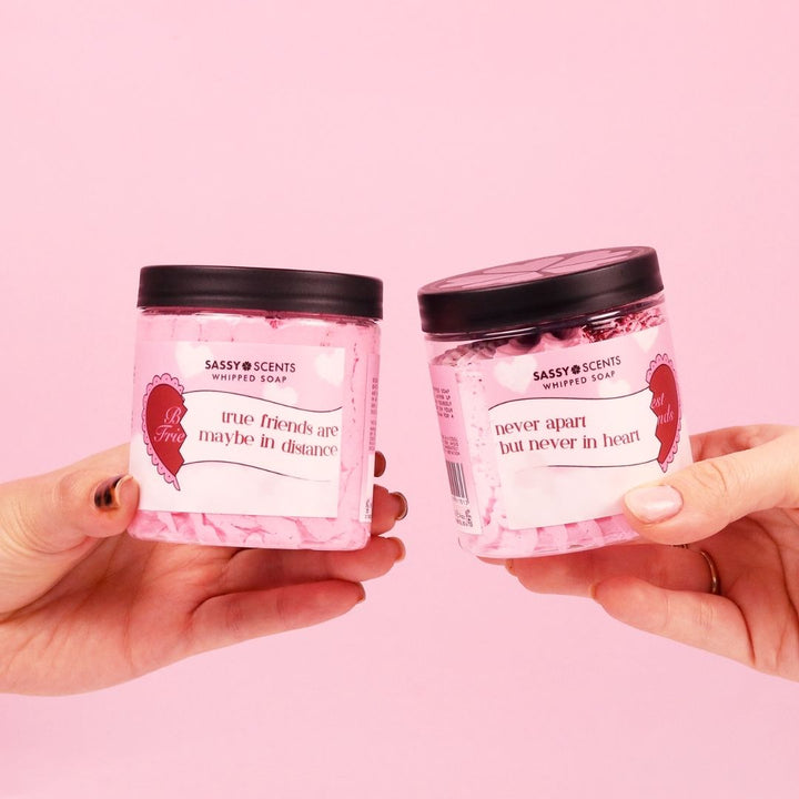 I Love You Two Pack of Whipped Soaps - Sassy Shop Wax