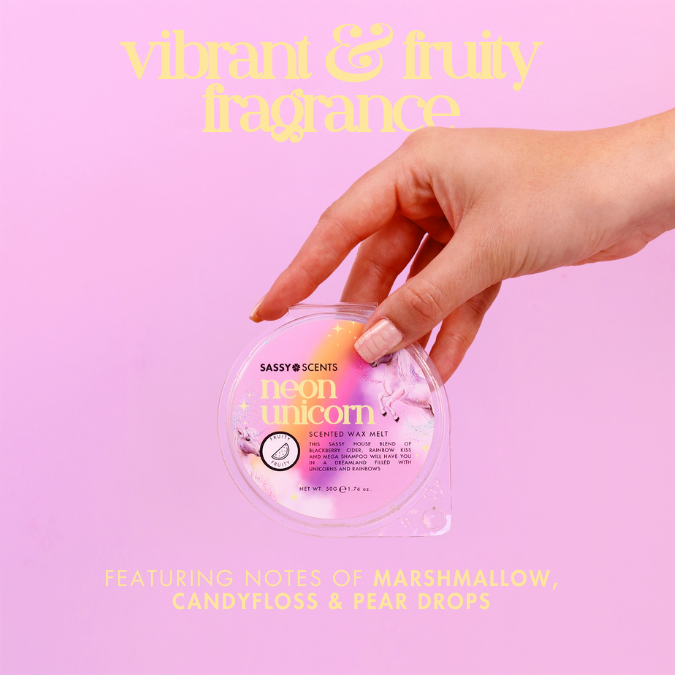 Neon Unicorn Wax Melt - Sassy Shop Wax
