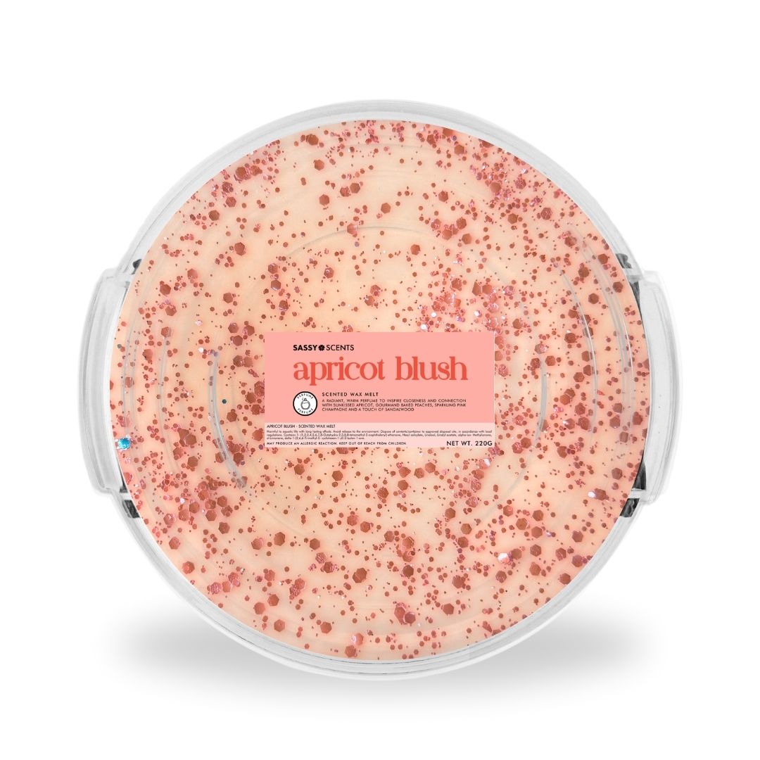 Apricot Blush Grande Tub, Round 900g - Sassy Shop Wax