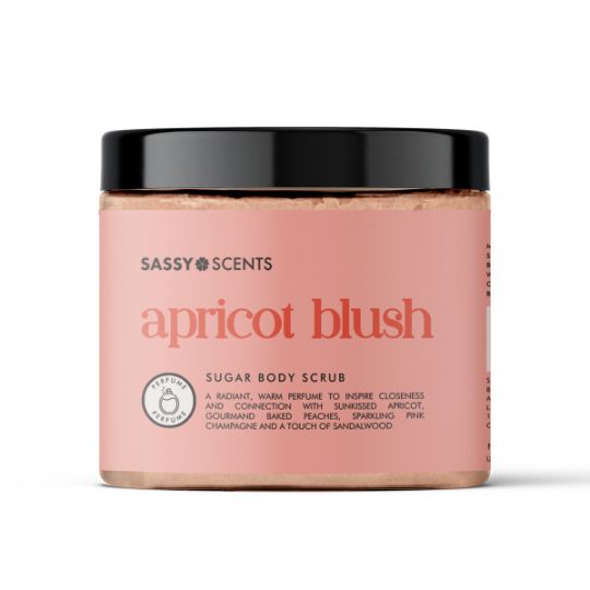 Apricot Blush Sugar Body Scrub - Sassy Shop Wax