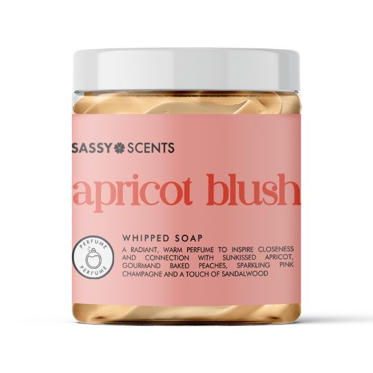 Apricot Blush Whipped Soap - Sassy Shop Wax