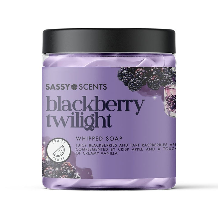 Blackberry Twilight Whipped Soap - Sassy Shop Wax