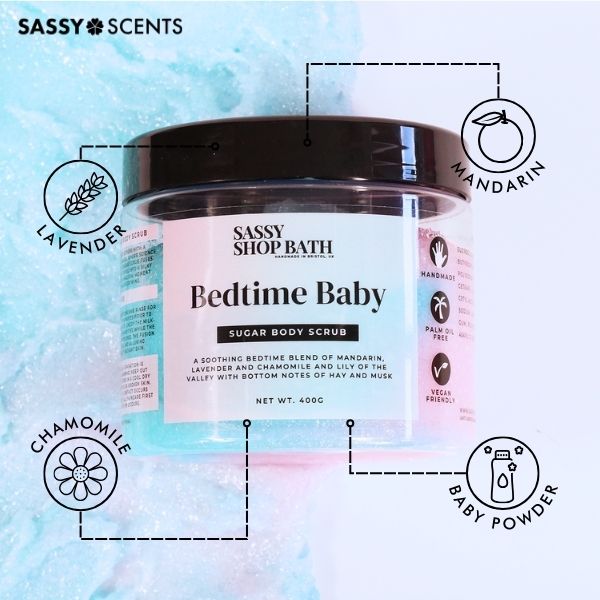 Bedtime Baby Sugar Body Scrub - Sassy Shop Wax