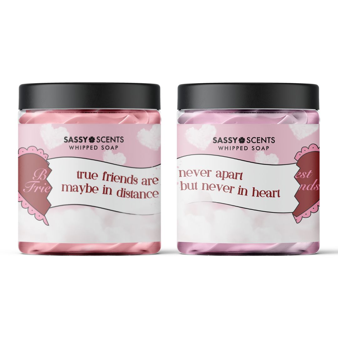 Besties Two Pack of Whipped Soaps - Sassy Shop Wax