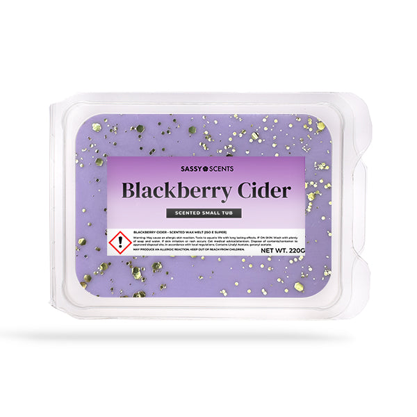 Blackberry Cider Small Tub - Sassy Shop Wax