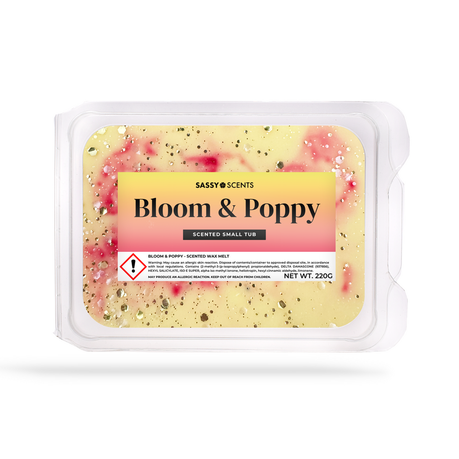 Bloom & Poppy Small Tub - Sassy Shop Wax