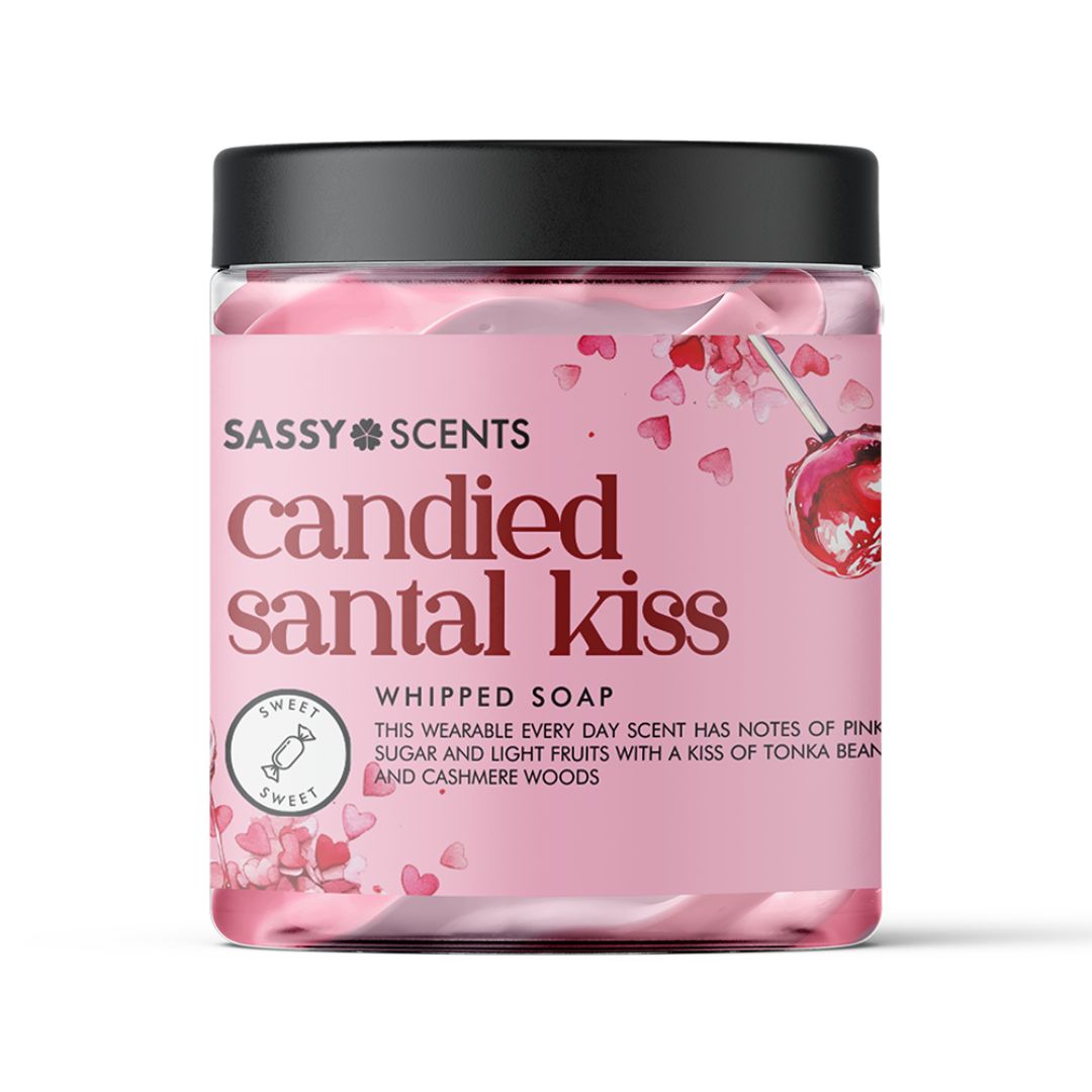 Candied Santal Kiss Whipped Soap - Sassy Shop Wax