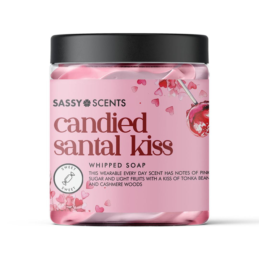 Candied Santal Kiss Whipped Soap - Sassy Shop Wax