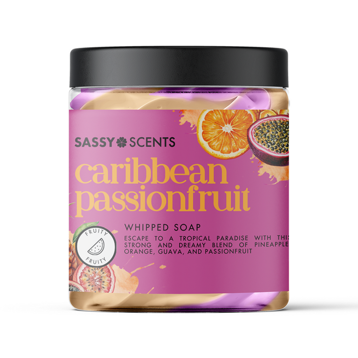 Caribbean Passionfruit Whipped Soap