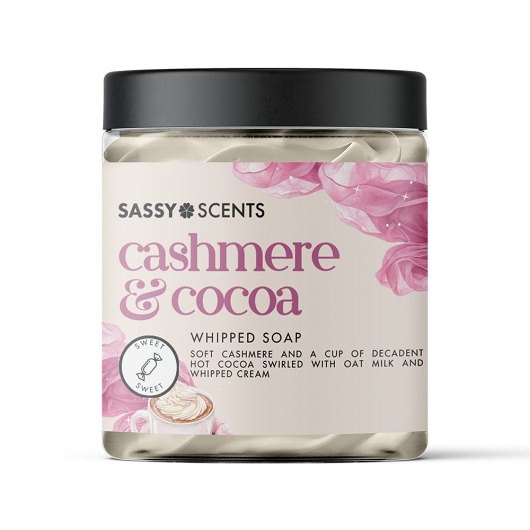 Cashmere & Cocoa Whipped Soap - Sassy Shop Wax