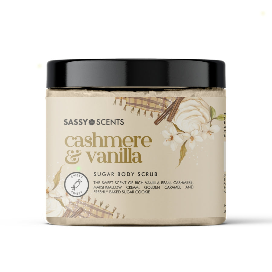 Cashmere & Vanilla Sugar Body Scrub - Sassy Shop Wax