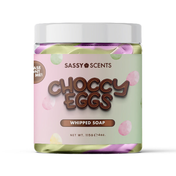 Choccy Eggs Whipped Soap - Sassy Shop Wax