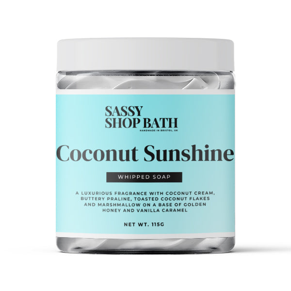 Coconut Sunshine Whipped Soap - Sassy Shop Wax