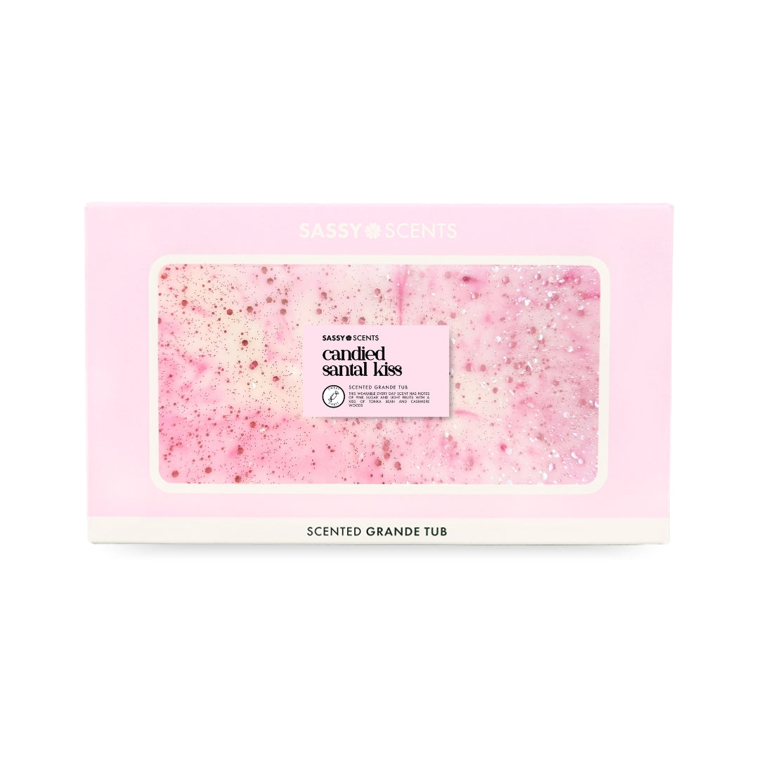 Candied Santal Kiss Grande Tub - 900g - Sassy Shop Wax