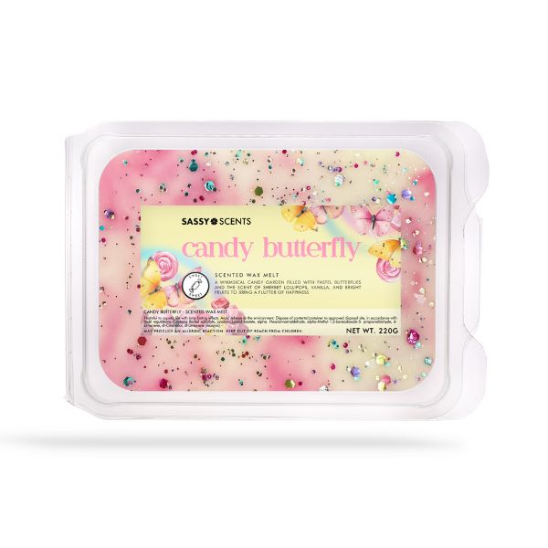 Candy Butterfly Small Tub - Sassy Shop Wax