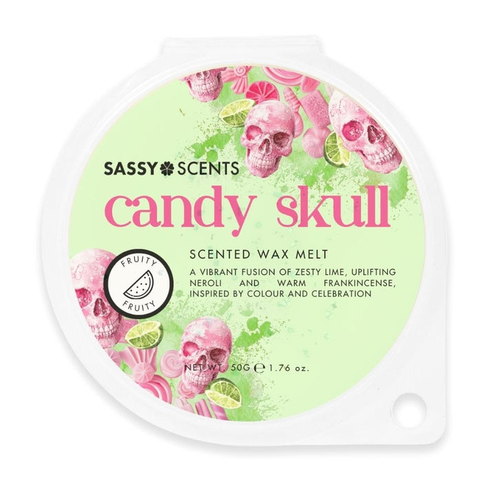 Candy Skull Wax Melt - Sassy Shop Wax