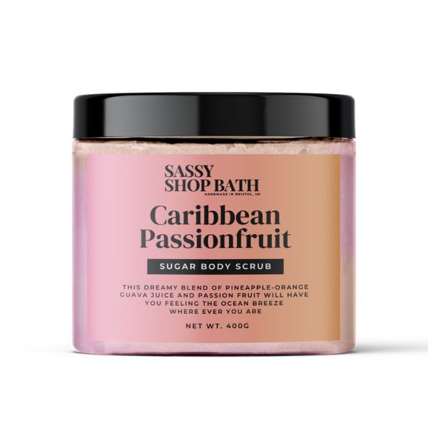 Caribbean Passionfruit Sugar Body Scrub - Sassy Shop Wax