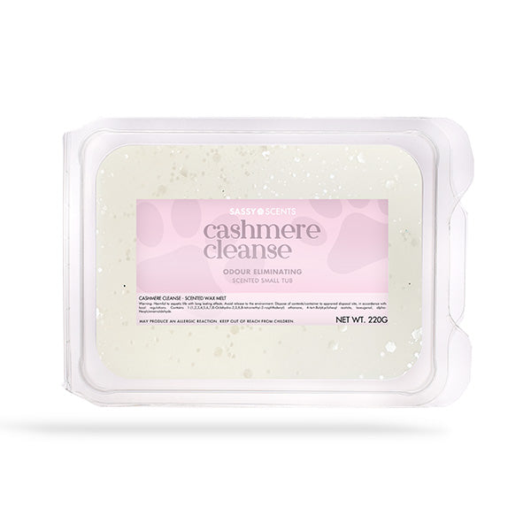 Cashmere Cleanse Odour Eliminating Small Tub - Sassy Shop Wax