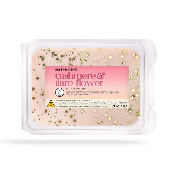 Cashmere & Tiare Flower Small Tub - Sassy Shop Wax