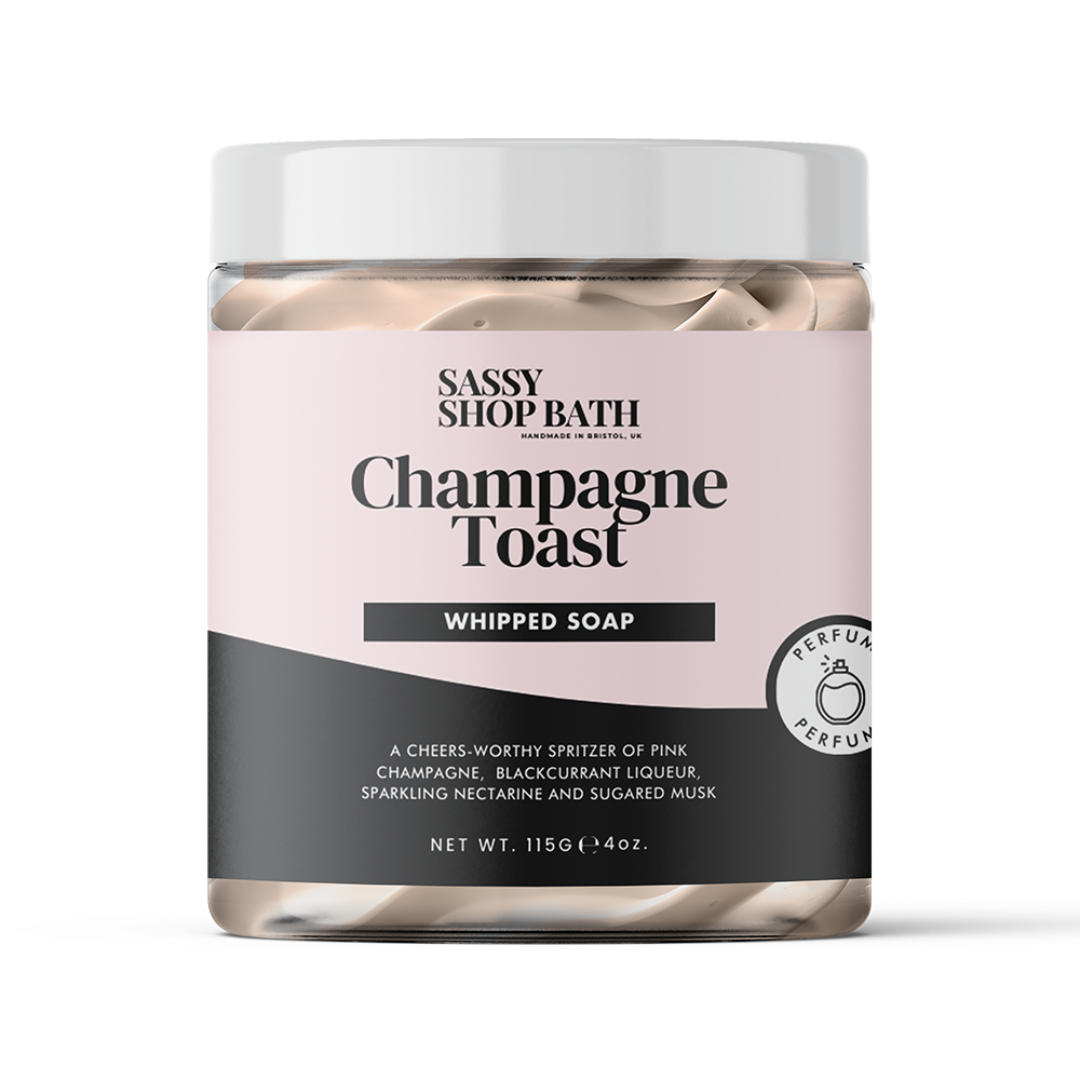 Champagne Toast Whipped Soap - Sassy Shop Wax