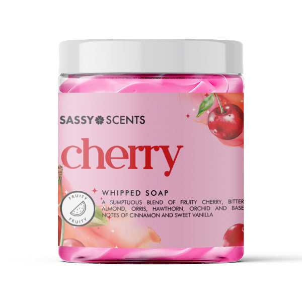 Cherry Whipped Soap - Sassy Shop Wax