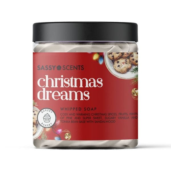Christmas Dreams Whipped Soap - Sassy Shop Wax